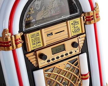 Amazon.com: Arkrocket x Elvis Presley Mini Jukebox/Tabletop CD