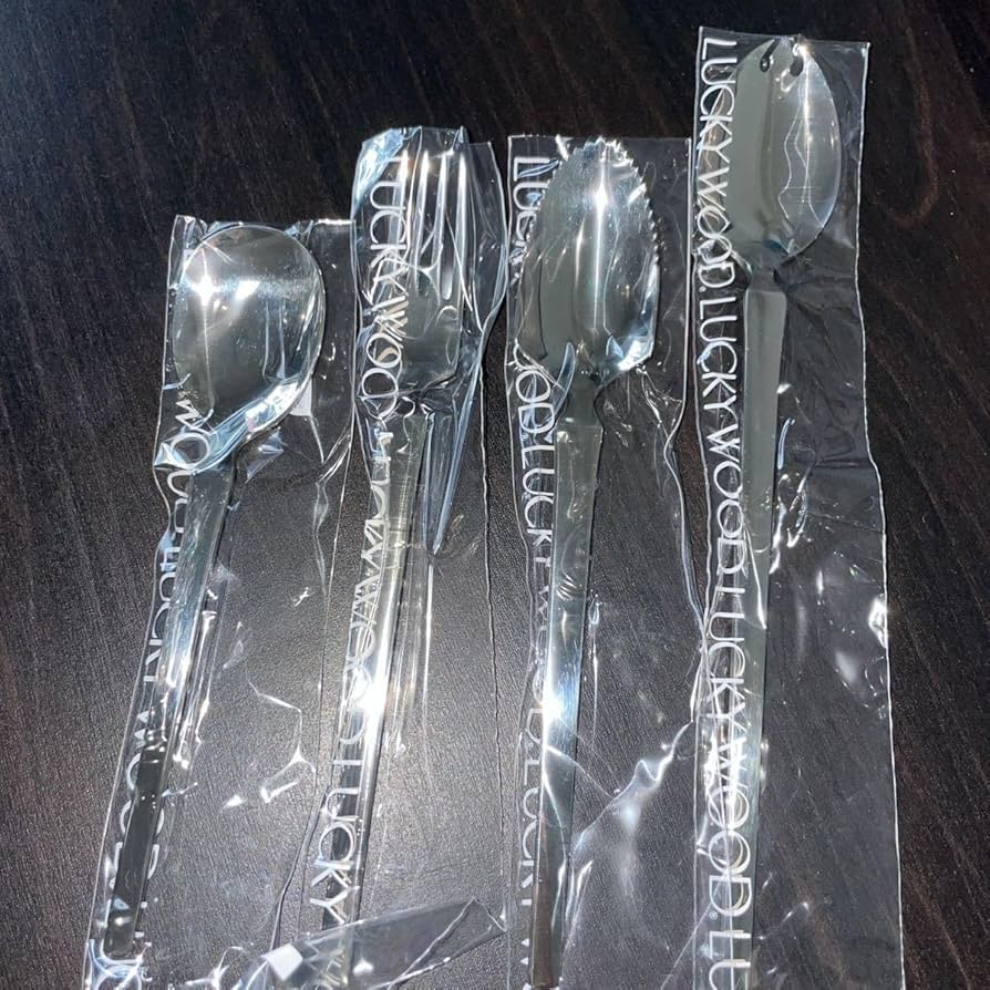 Amazon | ラッキーウッド オリジナルステンレス 18/12 カトラリー