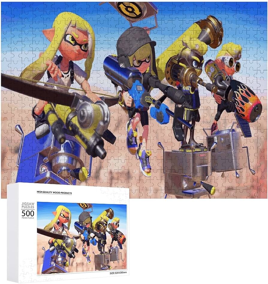 Amazon.co.jp: スプラトゥーン 1000ピース 500ピース 子供用知育玩具