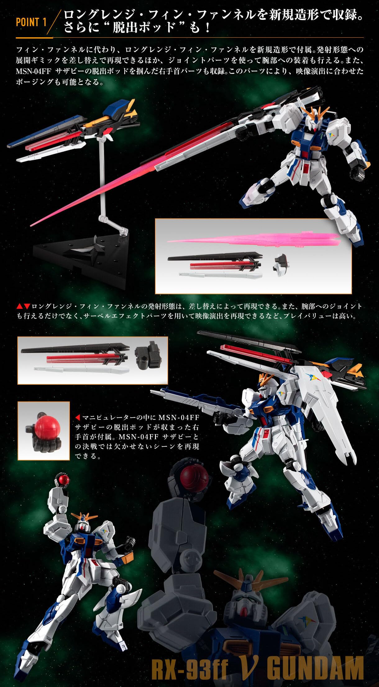 Amazon.co.jp: 機動戦士ガンダム GフレームFA RX-93ff νガンダム & MSN