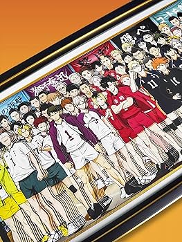 Amazon.co.jp: ハイキュー 立体絵 立体画 3D 壁飾り 烏野高校 音駒高校