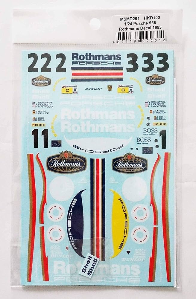 Amazon | MSMクリエーション 1/24 ポルシェ 956 ロスマンズ 1983