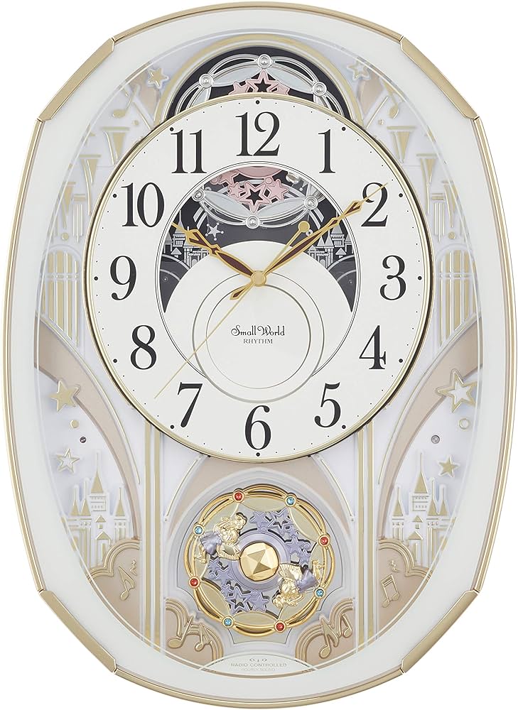 Amazon.co.jp: リズム(RHYTHM) 掛け時計 電波 アナログ からくり