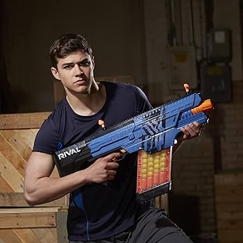 Amazon.co.jp: Nerf Rival Khaos MXVI-4000 Blaster (Blue) [並行輸入