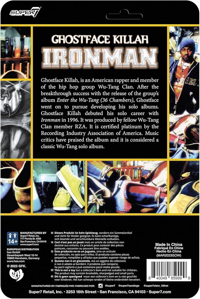 Amazon.co.jp: Super7 ゴーストフェイスキラー(アイアンマン) - 3.75