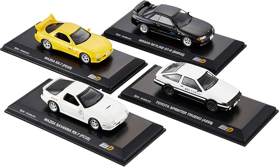 Amazon | 京商 1/64 頭文字D 新劇場版 4台セット 限定 完成品