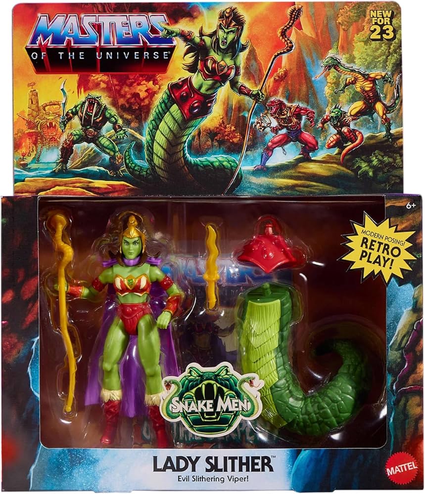 Amazon.com: Masters of the Universe Origins Lady Slither Action