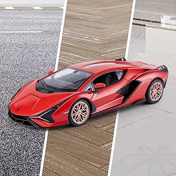 Amazon.co.jp: RASTAR ラジコンカー ランボルギーニ シアン FKP 37 1