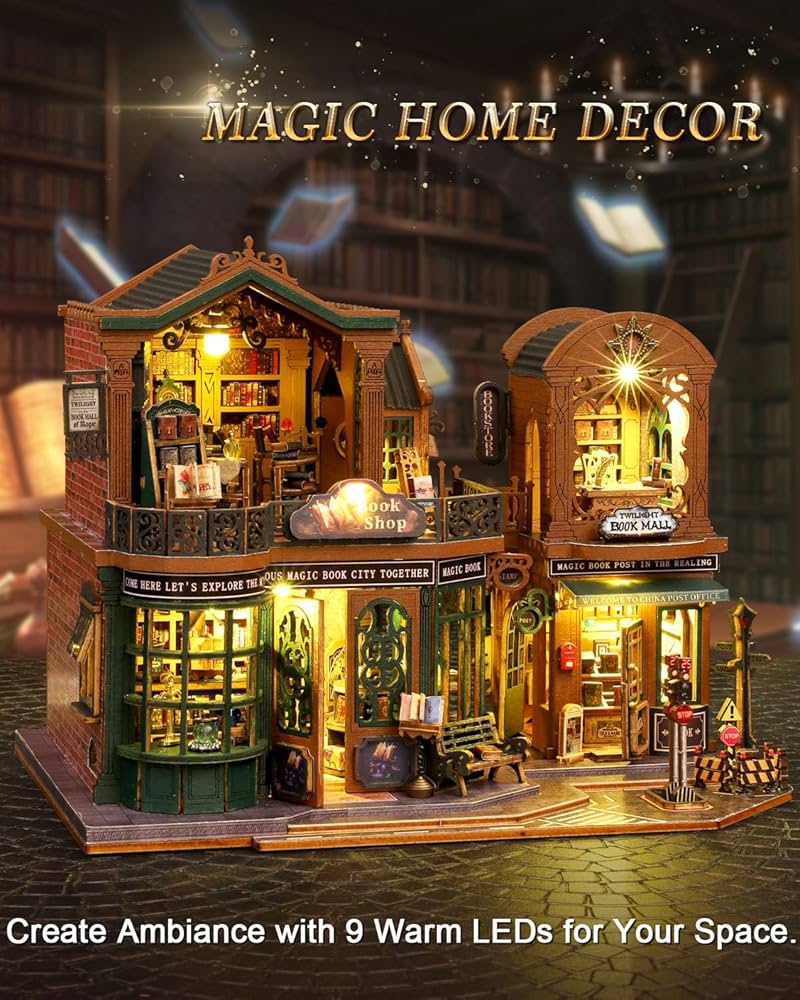 Amazon | OurMiao DIY ミニチュアハウスキット トワイライトブック