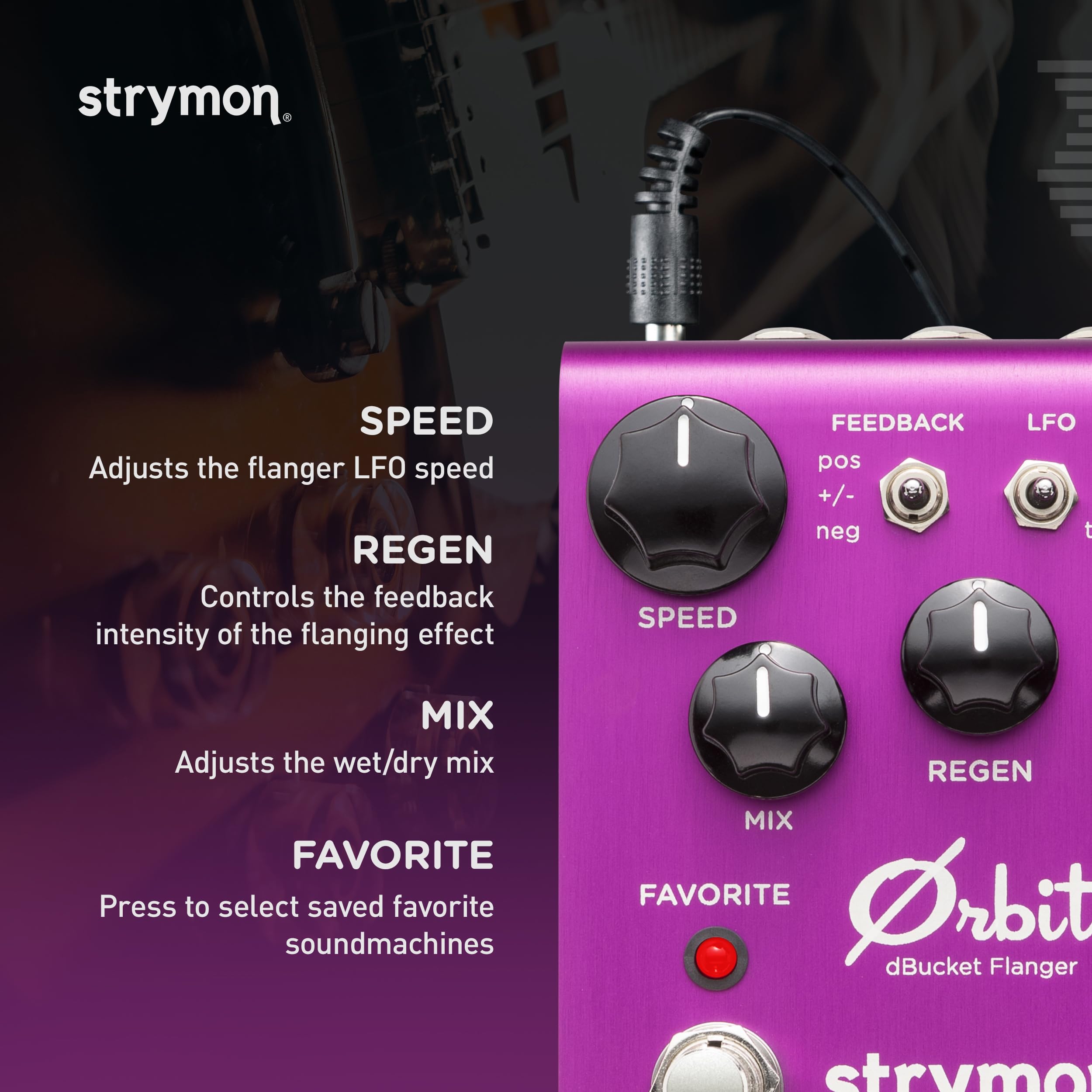 Amazon | Strymon Orbit dBucket フランジャーペダル | ギター