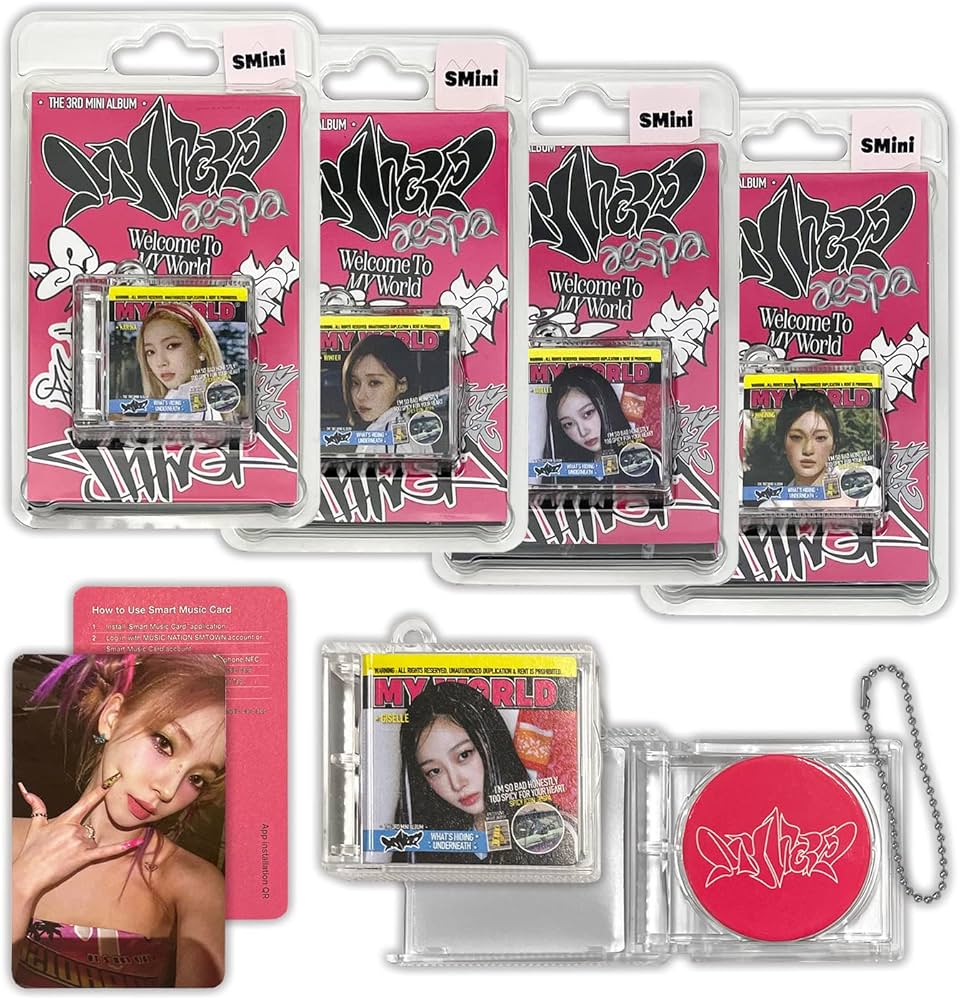 Amazon.co.jp: aespa - 3rd Mini Album [MY WORLD] (SMini Ver
