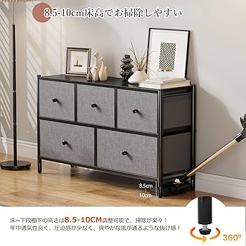 Amazon｜IKIFLY チェストタンス 収納 ローチェスト軽量 テレビ台