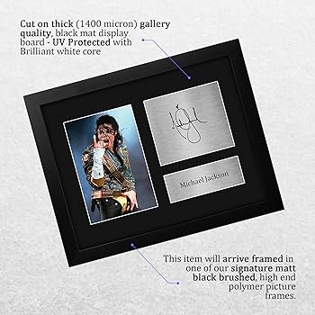Amazon.co.jp: HWC Trading USLフレーム入り マイケル・ジャクソン
