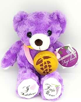 Amazon.co.jp: ご当地ベア あしかがフラワーパーク藤ベア ぬいぐるみS