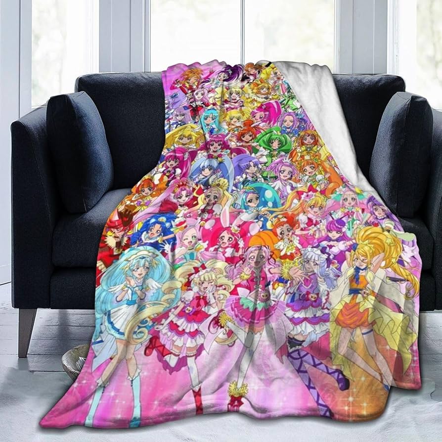 Amazon｜ブランケット プリキュア (7) 毛布 大判 ひざ掛け 多機能