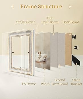 Amazon.co.jp: Afuly フォトフレーム おしゃれ 6切り（ 20×25cm）写真