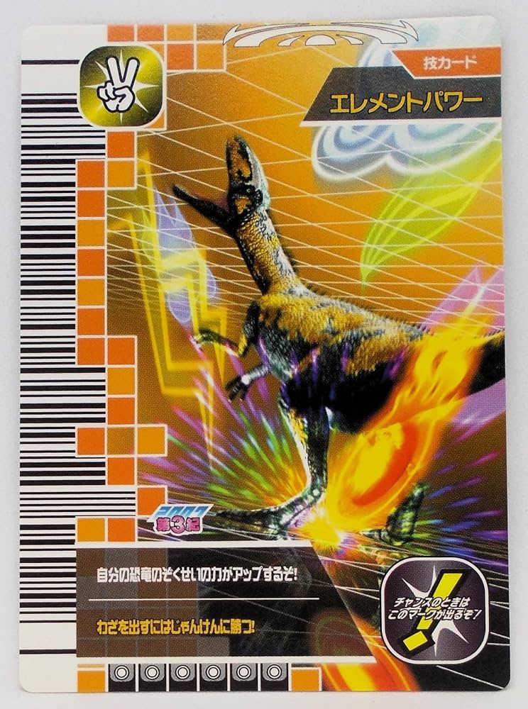Amazon.co.jp: 【2007 第3紀 056-技】エレメントパワー／古代王者 恐竜