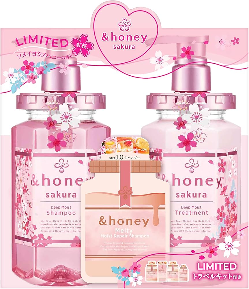 Amazon | 【限定デザイン サクラ 2024 Limited】 &honey (アンドハニー