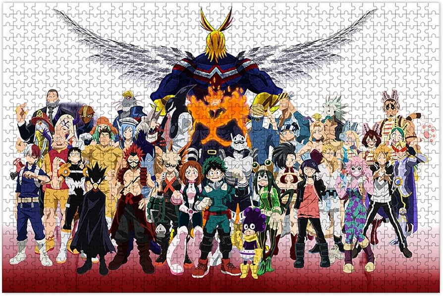 Amazon.co.jp: ヒロアカ パズル 1000ピースオールマイト 麗日お茶子 爆