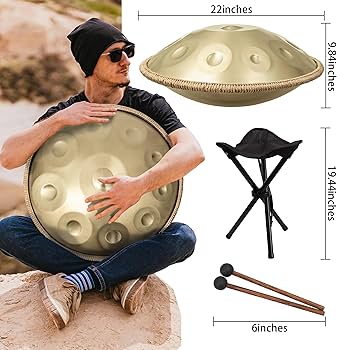 Amazon | ハンドパン スチールドラム 10音 22インチ ハンドパンドラム