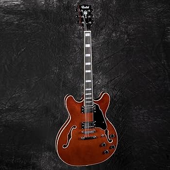 Amazon.co.jp: Redid セミホローボディエレキギター RD-100 ジャズ