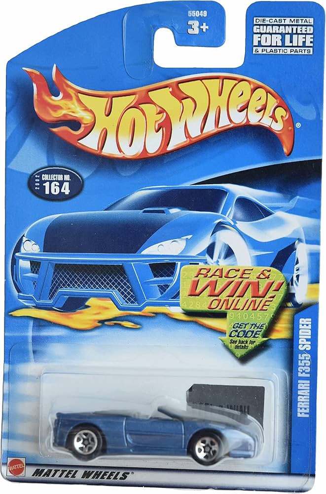 Amazon.com: Hot Wheels Ferrari F355 Spider 1:64 Scale Die-Cast Car