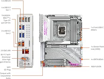 Amazon | GIGABYTE Z890 AORUS ELITE X ICE ATXマザーボード MB6596