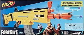 Amazon.com: Fortnite AR-L Nerf Elite Dart Blaster - Motorized Toy