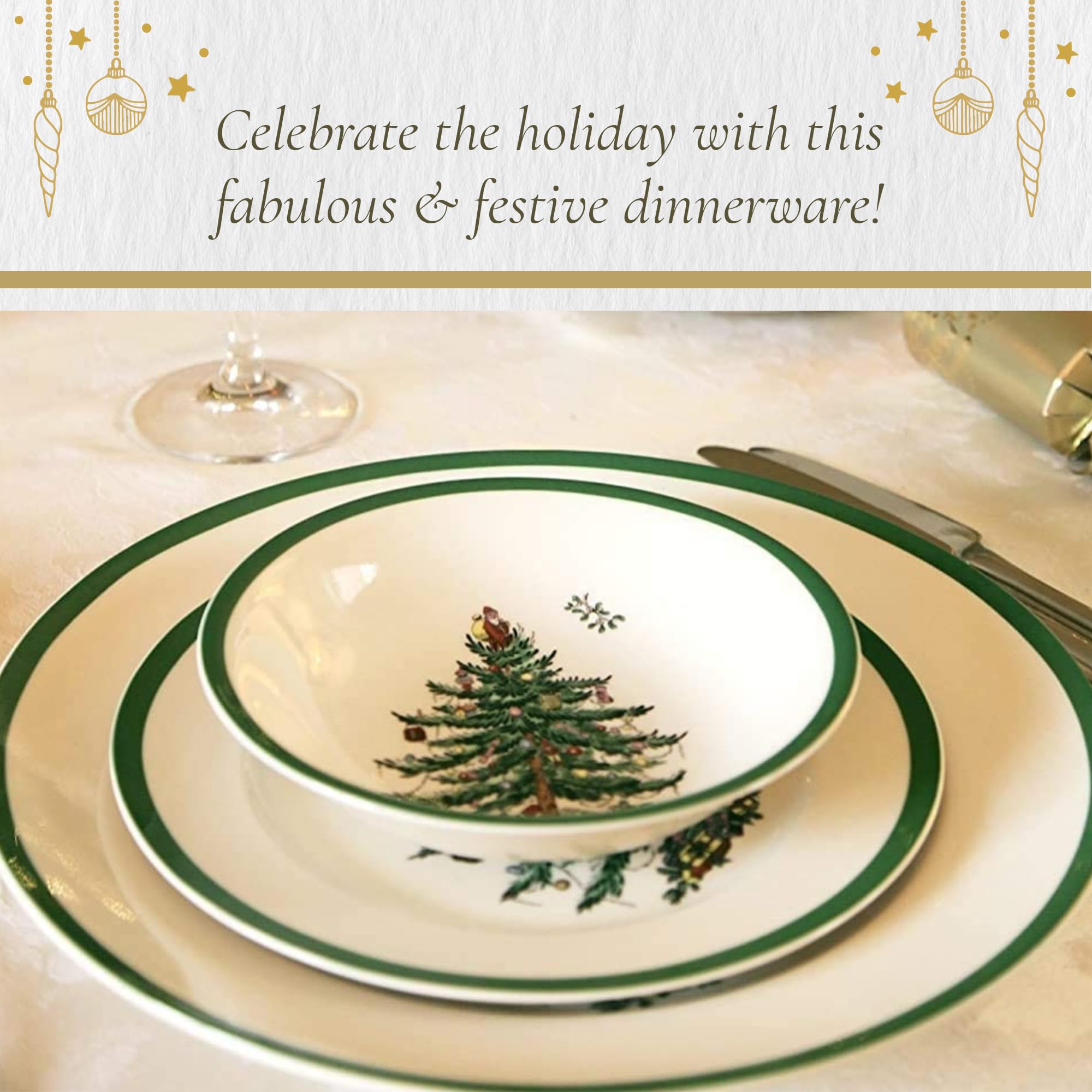 Amazon.co.jp: Spode クリスマスツリー 10.5インチ ディナープレート