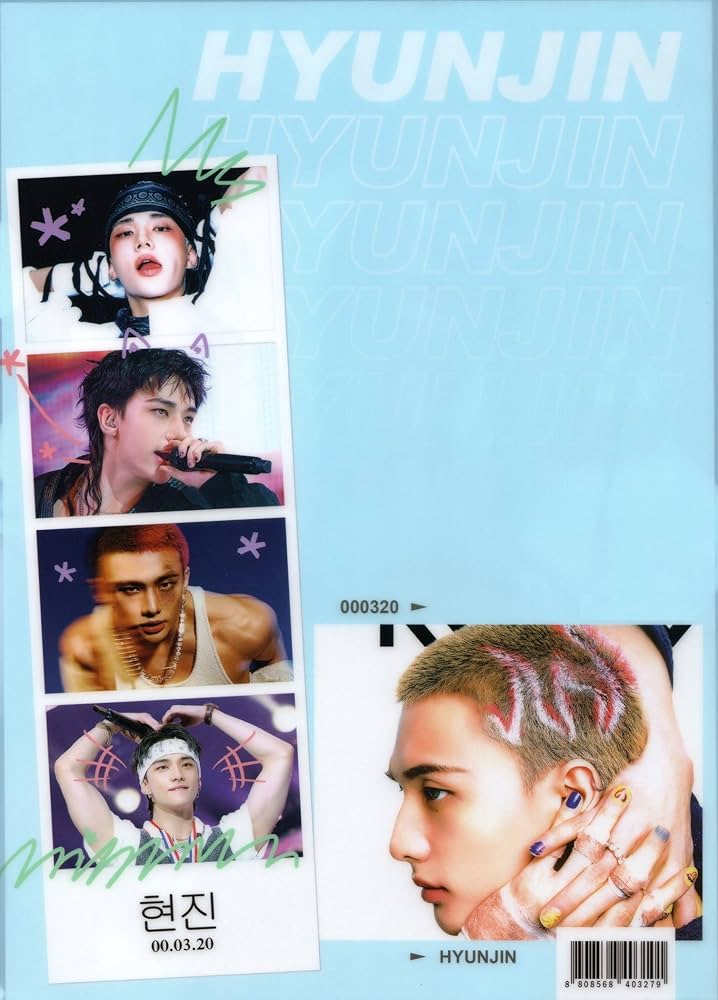 Amazon | スキズ クリアファイル A4サイズ K-POP グッズ (ヒョンジン