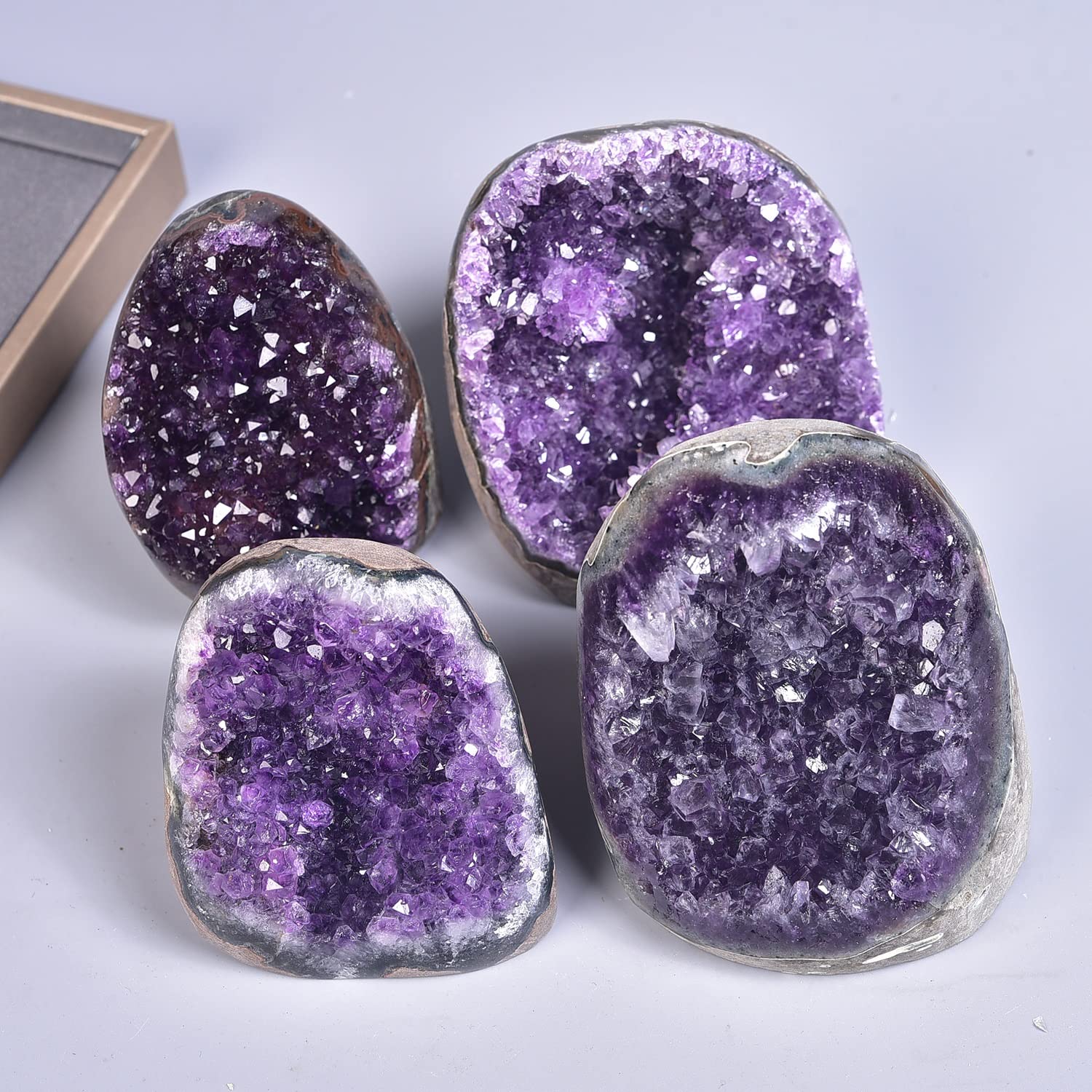 Amazon.co.jp: アメジストクラスター, 安いアアメジストドーム原石