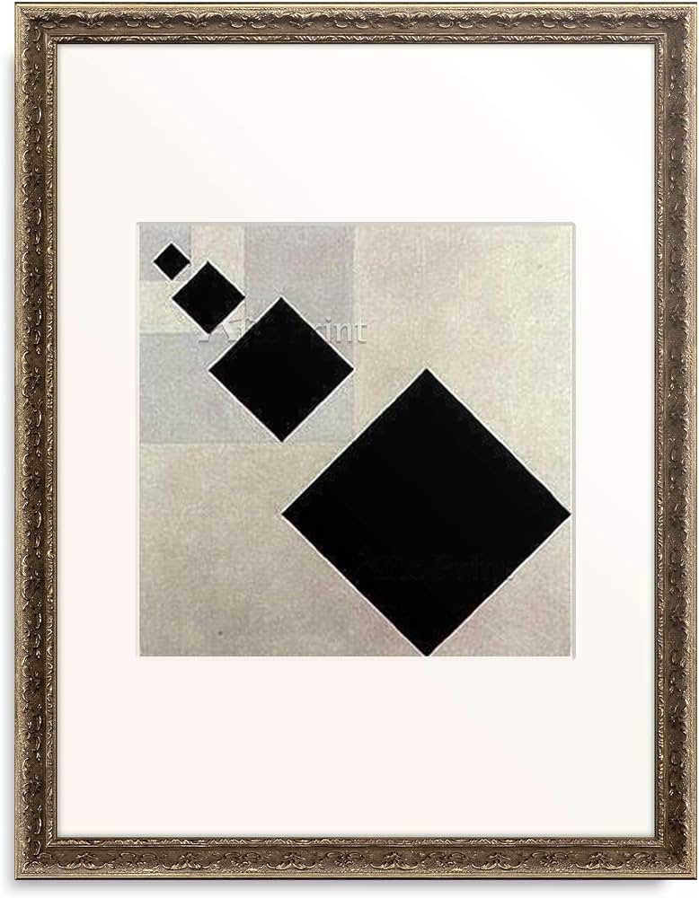 Theo Van Doesburg、希少画集画、新品高級額、額装付、状態良好 Theo