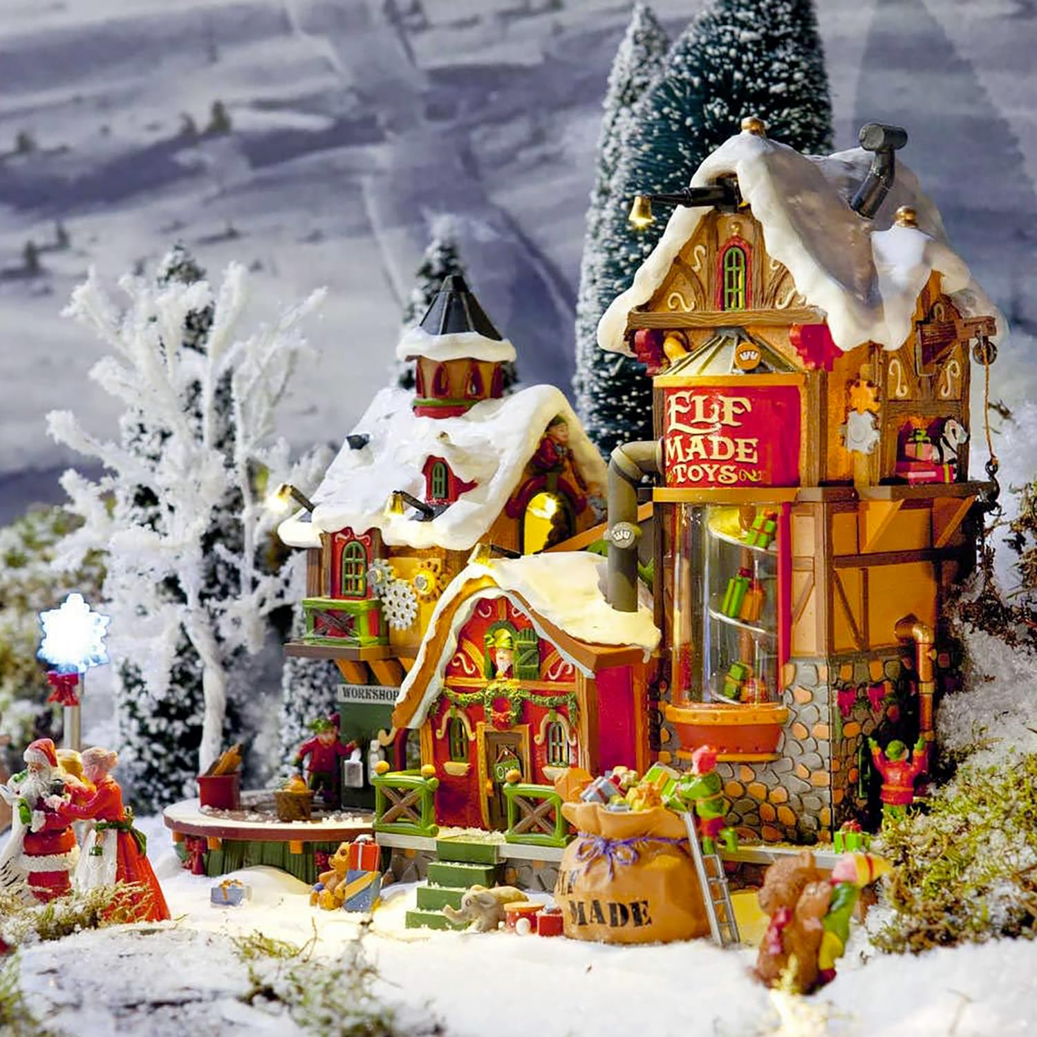 Lemax 75190-UK Santa's Wonderland Sights & Sounds: Elf Made Toy