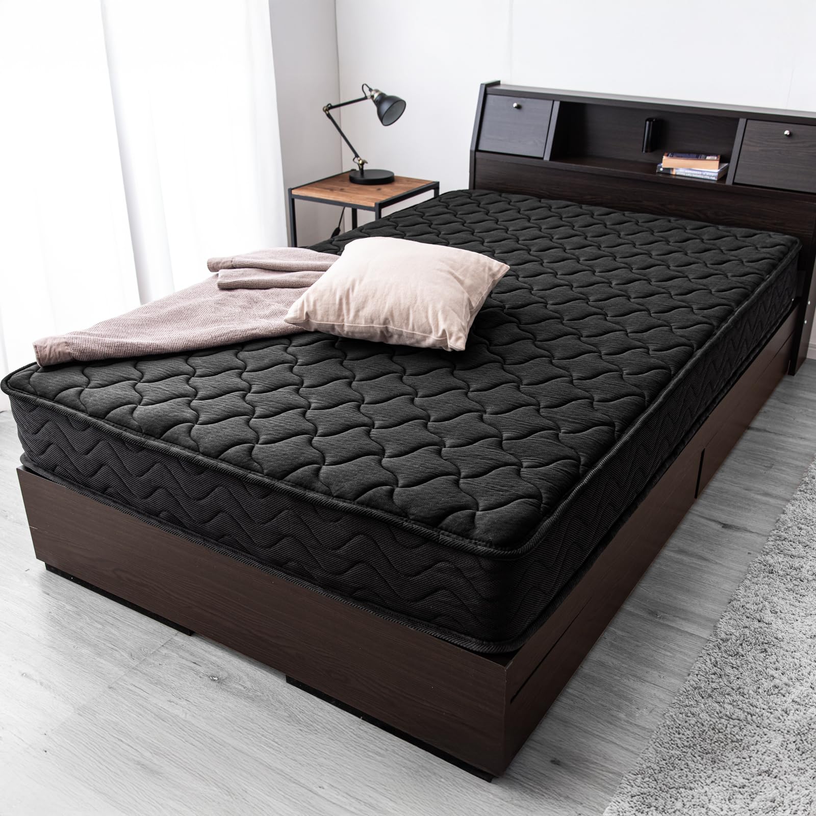 Amazon.co.jp: タンスのゲン マットレス ダブル 極厚22cm 線径2.3mm 高