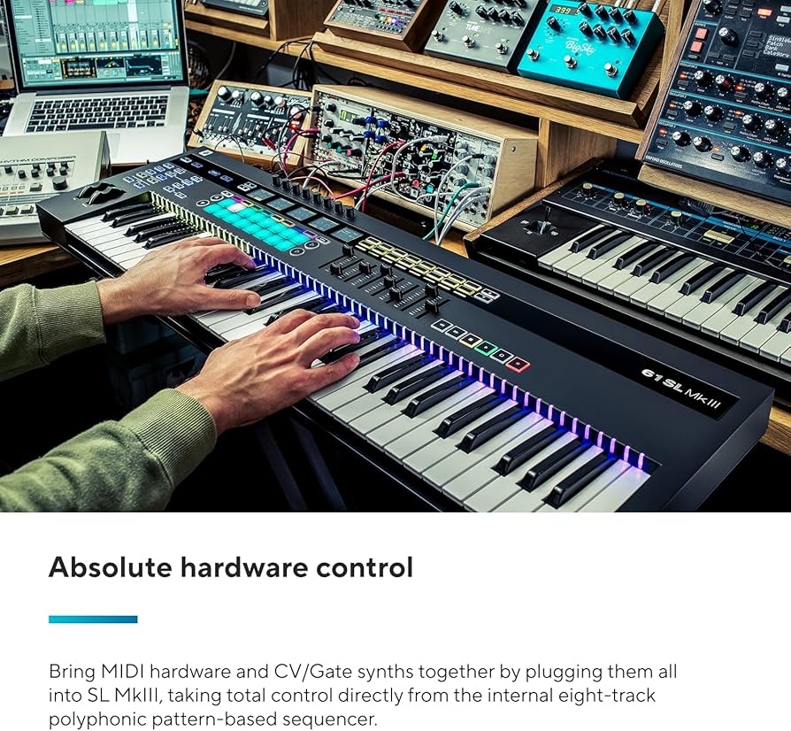 Amazon.com: Novation 61SL MkIII, 61-key MIDI & CV equipped