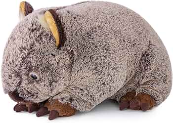 Amazon.co.jp: lilizzhoumax ウォンバットぬいぐるみ、かわいいウォン