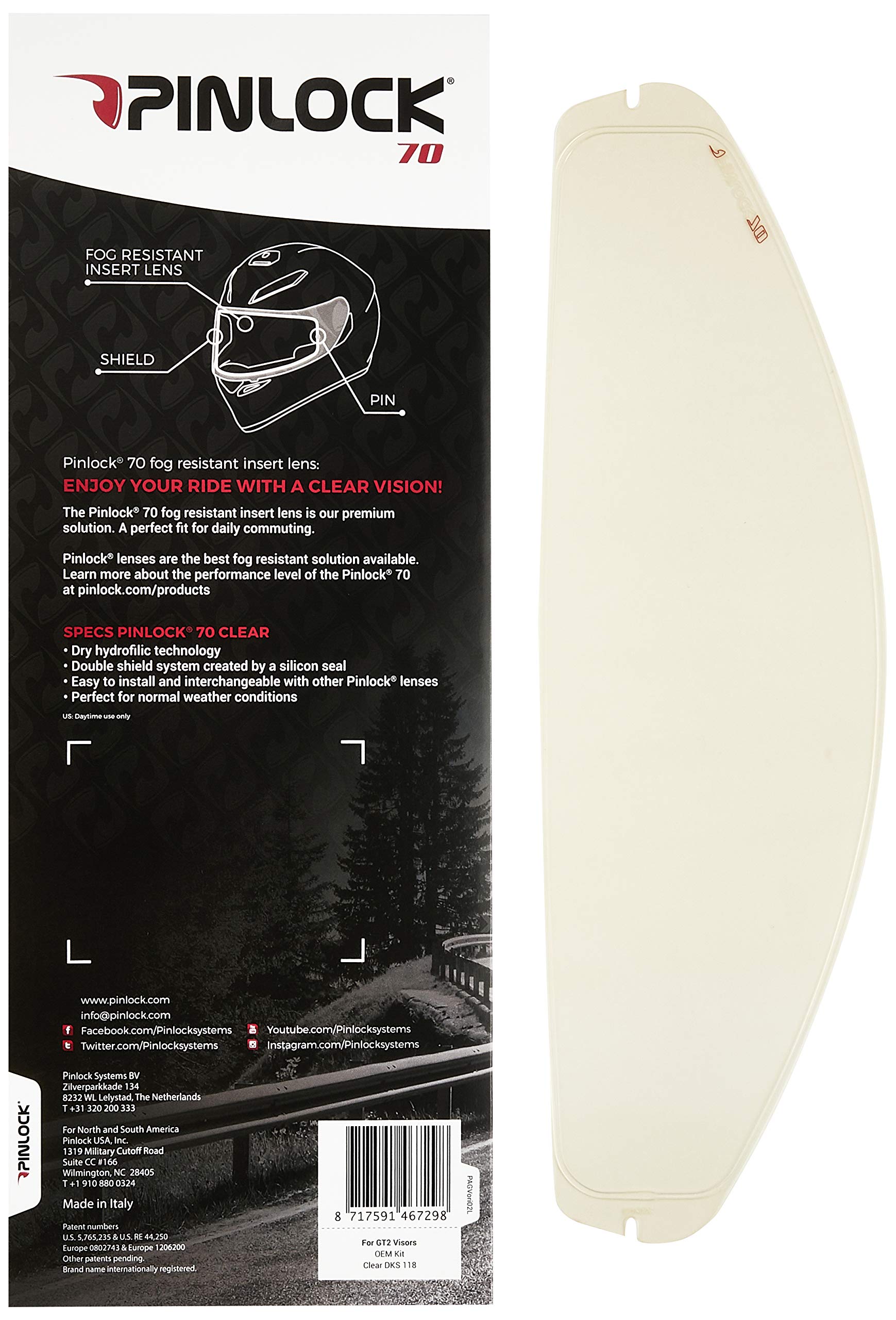 Amazon | AGV(エージーブイ) ヘルメットパーツ ピンロックシステム K-5