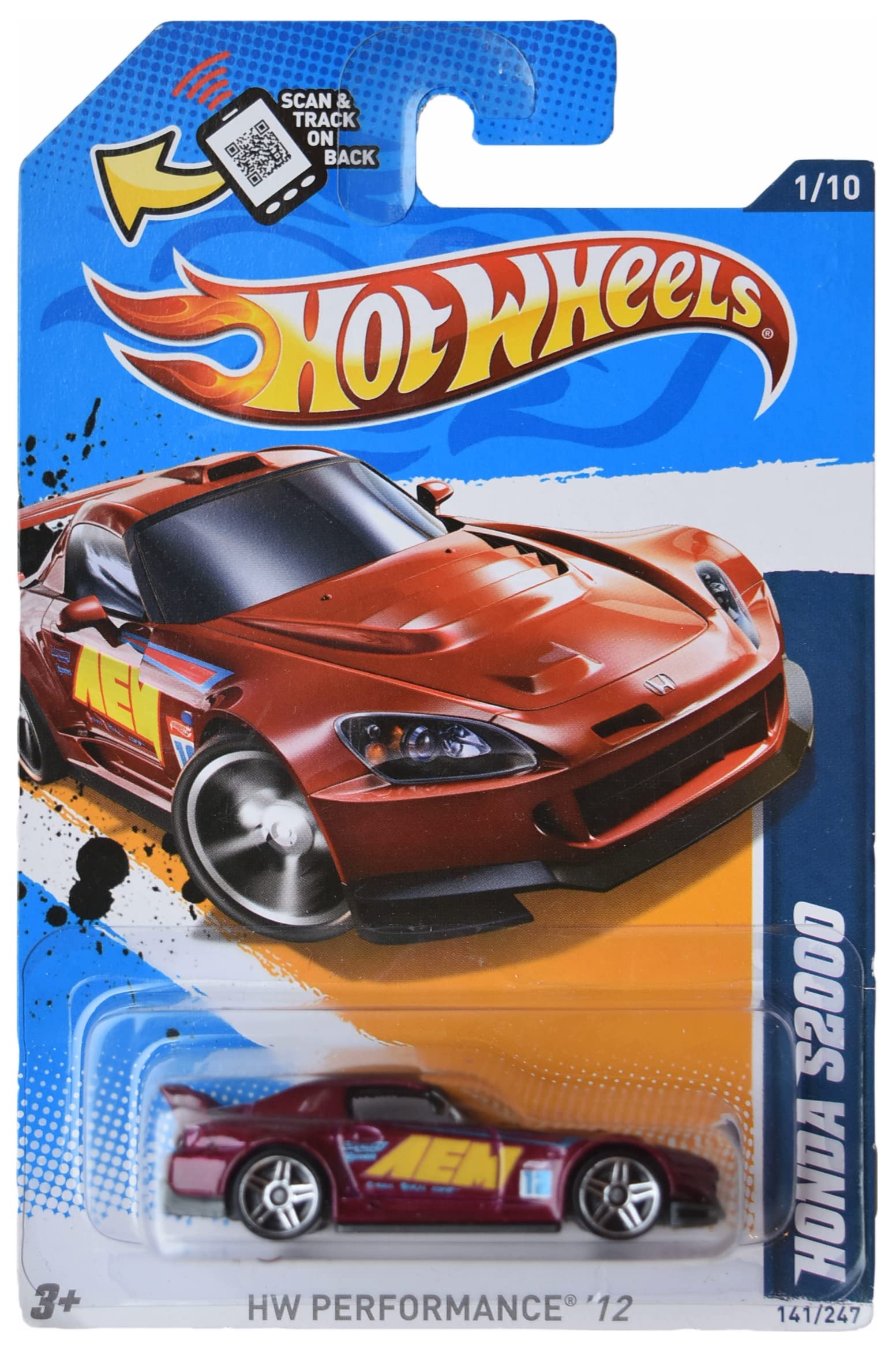 Amazon.com: Hot Wheels Honda S2000, [red] 141/247 2012 Performance