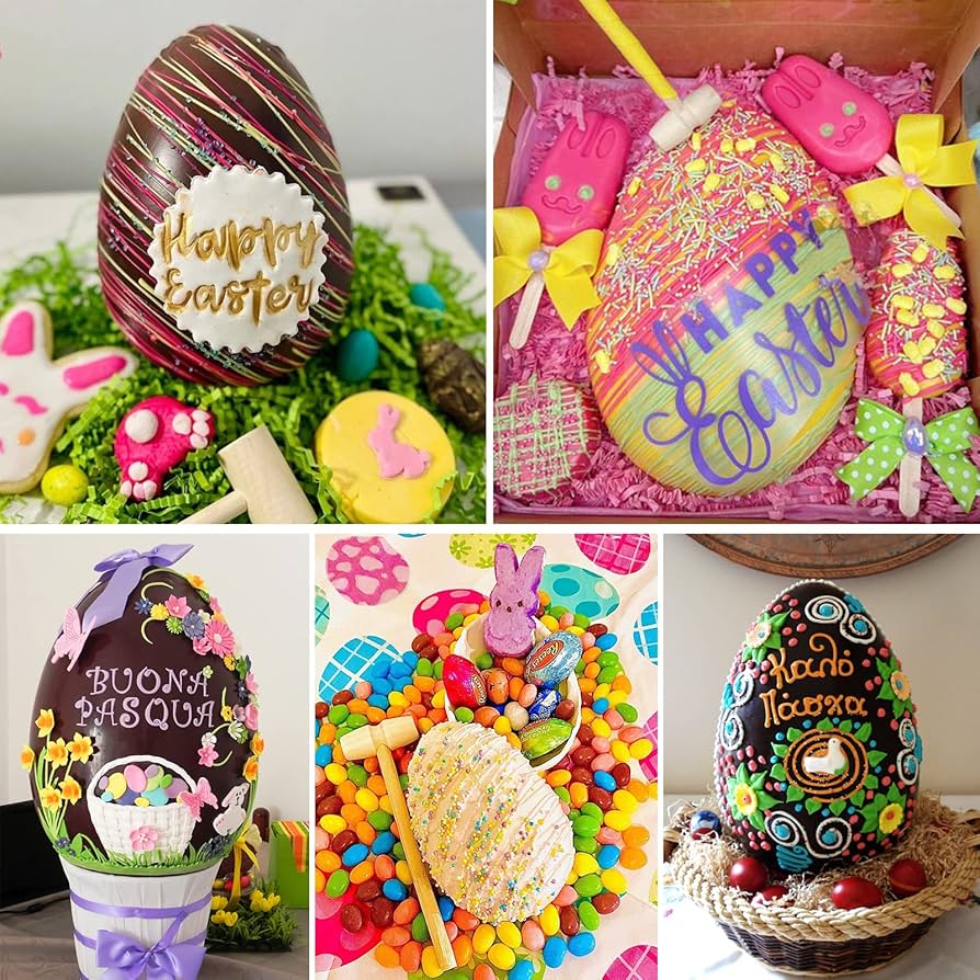 Amazon.co.jp: Juome イースターエッグ チョコレート シリコン型 大型