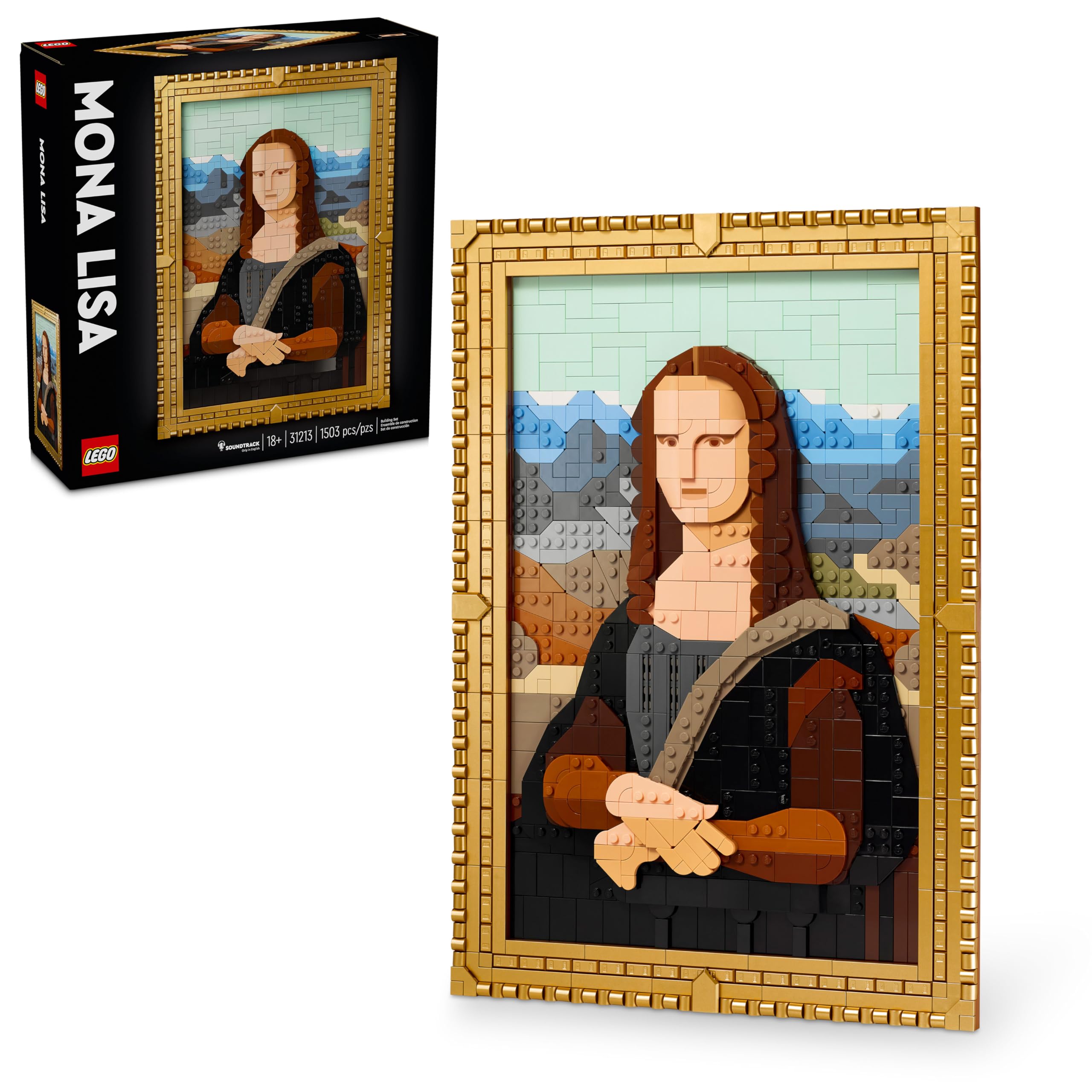 Amazon.co.jp: LEGO Art Mona Lisa 組み立てセット - レオナルド・ダ