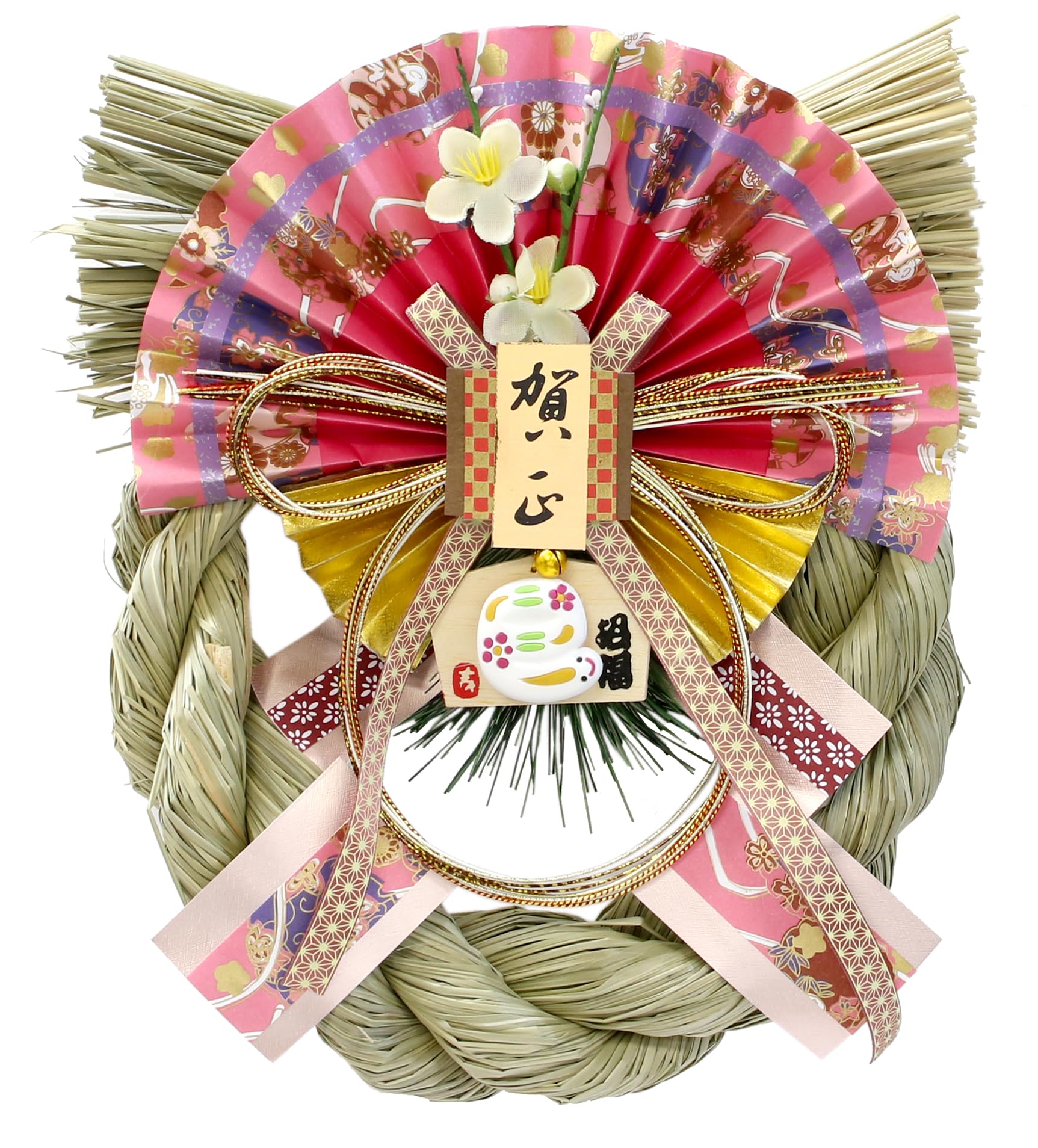 Amazon.co.jp: 山一商店 正月飾り 干支リース 撫子 ヘビ : おもちゃ