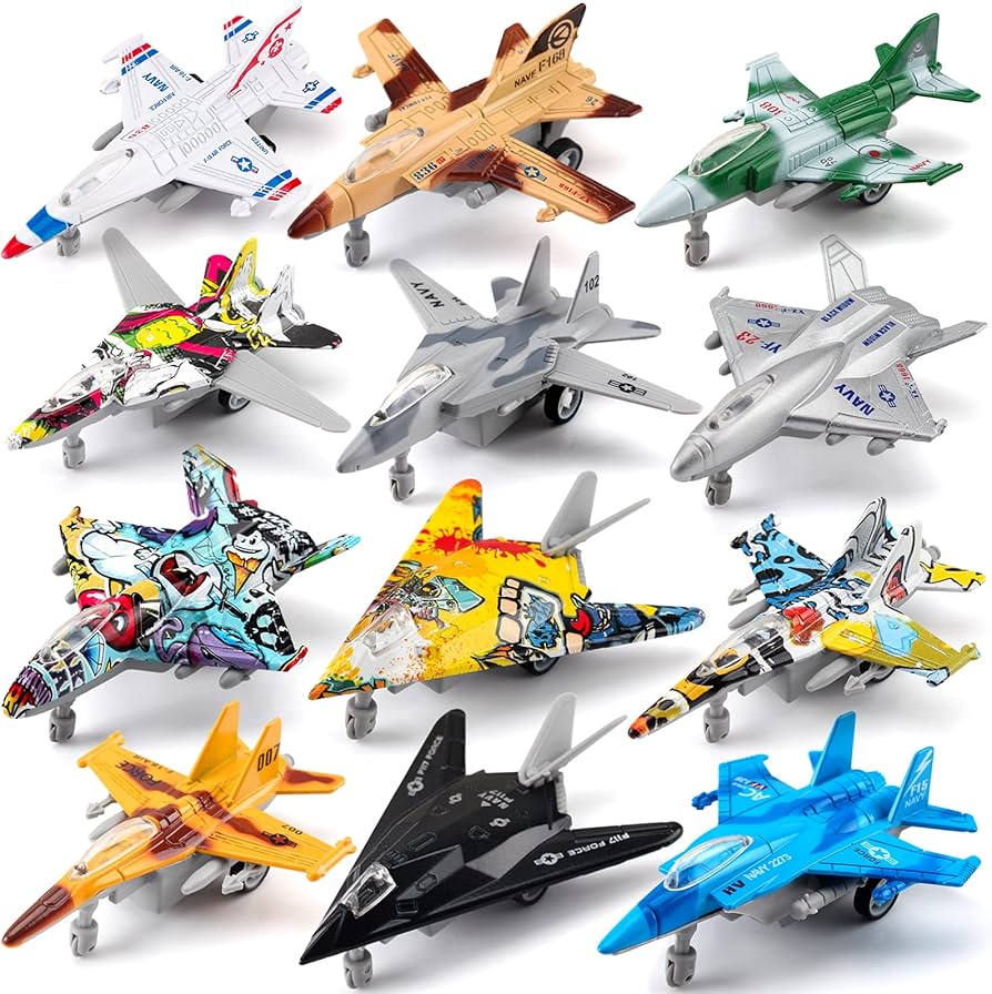 Amazon.co.jp: Atralo Service 12イン1モデル 飛行機おもちゃセット