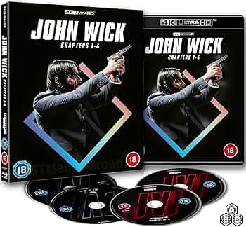 Amazon.com: John Wick: Chapters 1-4 (Exclusive Features