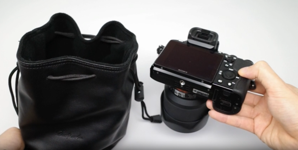 Amazon.co.jp: [FUPUONE] カメラバッグ レンズケース 軽量 巾着型 ミニ