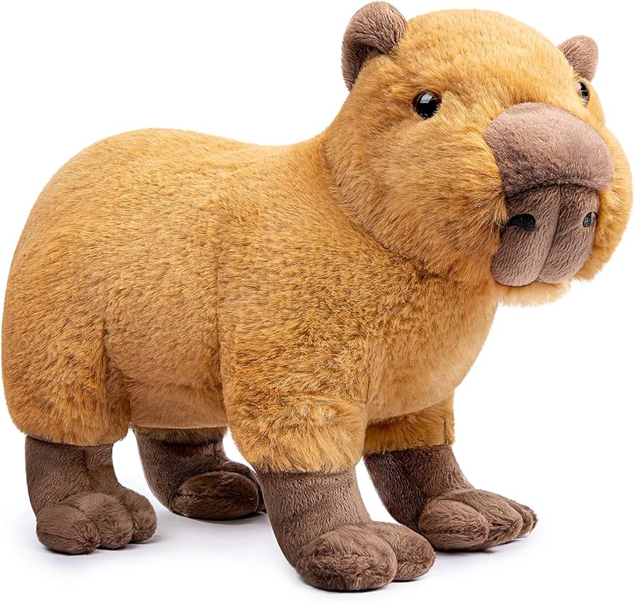 Amazon.com: ZHONGXIN MADE Simulation Capybara Plush Toy - Soft