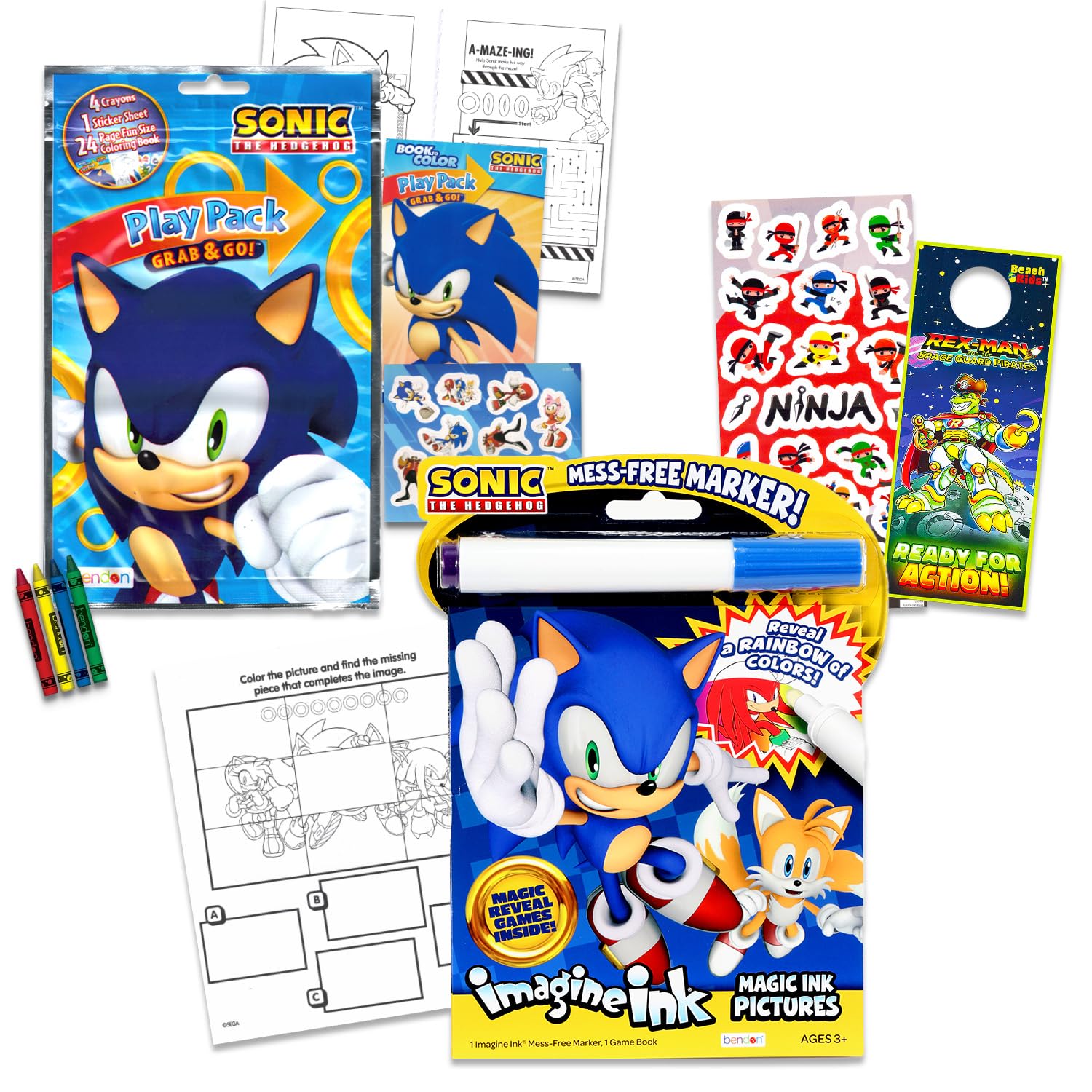 Amazon.co.jp: Bendon (ベンドン) ソニック・ザ・ヘッジホッグ 塗り絵