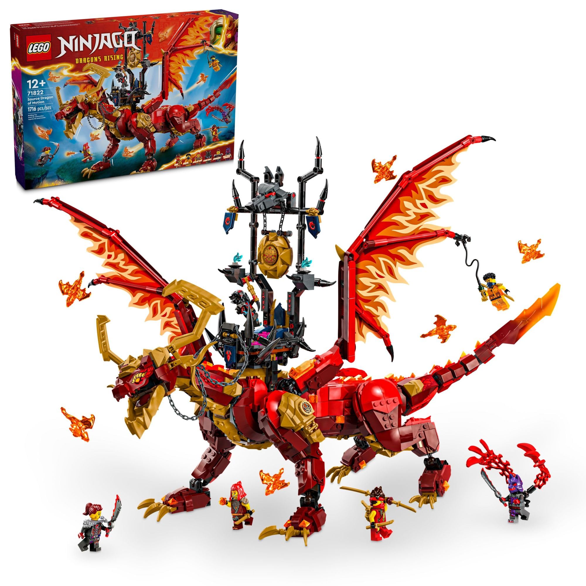 Amazon.com: LEGO NINJAGO Source Dragon of Motion Adventure Toy for