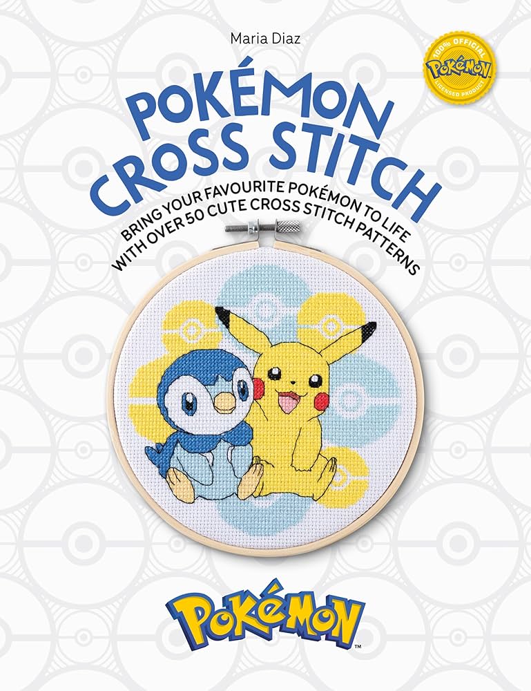 Amazon | Pokémon Cross Stitch: Bring Your Favorite Pokemon to Life