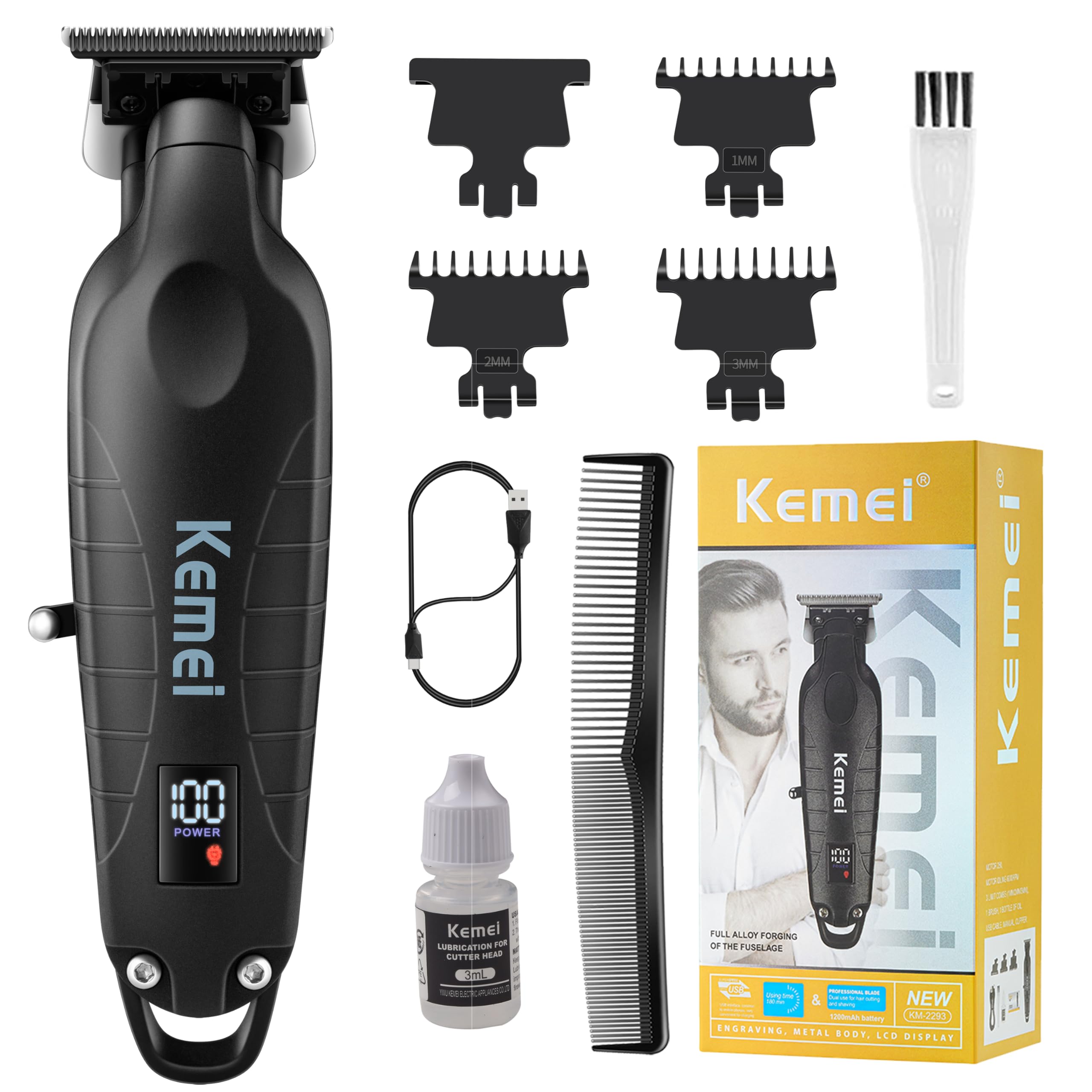 Amazon.com: KEMEI 2293 Professional Hair/Beard Trimmer for Men