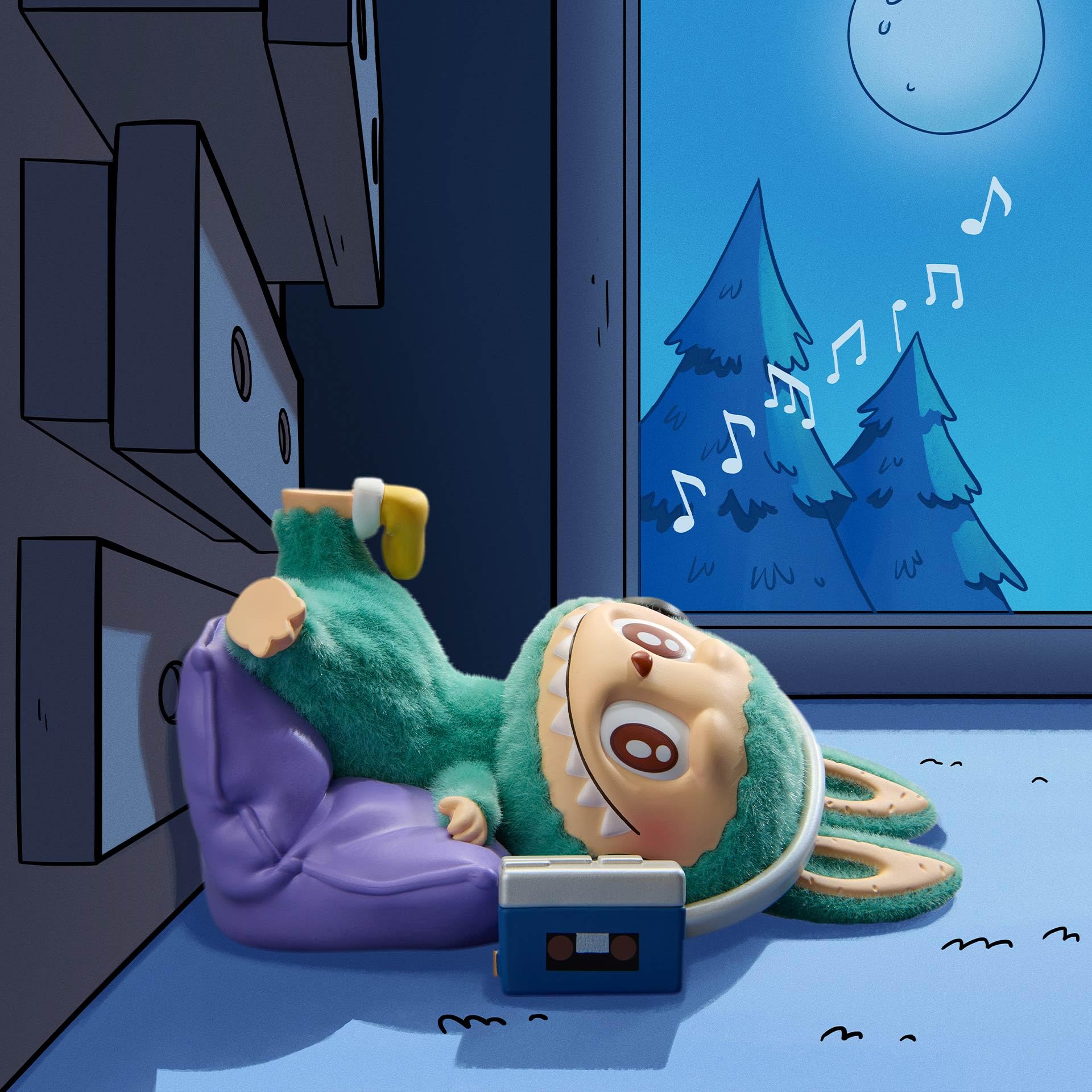 Amazon | POP MART THE MONSTERS 1:00 A.M. シリーズ【1ピース